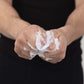 Disposable bath sponge designed for elderly hygiene and mobility support